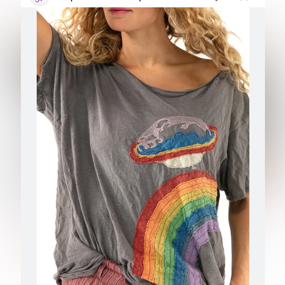 Magnolia Pearl Saturn Disco tee
